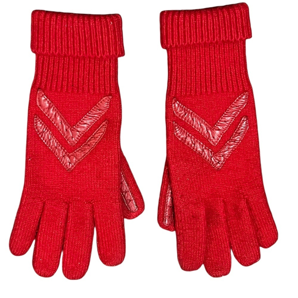 Vintage ARIS Women's Red Gloves One Size